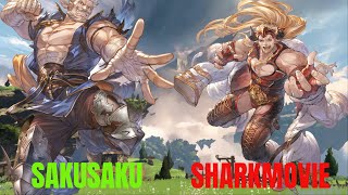 GBVSR High Level Gameplay Sakusaku Soriz VS Shark Movie Ladiva