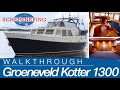 Groeneveld Kotter 1300 for sale | Yacht Walkthrough | @ Schepenkring Lelystad | 4K