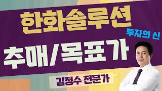 우려 섞인 전망! 태양광보단 방산! / 한화솔루션(009830) [김정수 전문가_투자의 신]