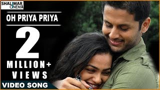 Ishq Movie || Oh Priya Priya Video Song || Nitin & Nithya Menon