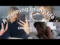 a morning in my life (skincare, mascara routine, get ready with me, aesthetic vlog)