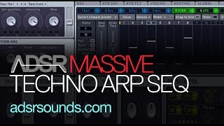 NI Massive - Techno Arp Sequence - How To Tutorial