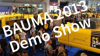 Komatsu Intelligence Demo Show at BAUMA 2013