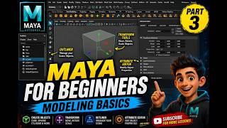 Creating & Editing Objects in Maya | Maya Tutorial for Beginners Part 3 (Hindi)