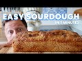 Easy Sourdough Bread Recipe in ONLY 3 MINUTES of work