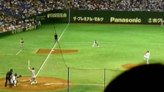 2009年　7月9日　巨人対横浜　小笠原ホームラン