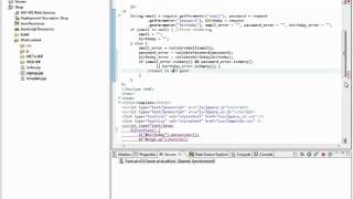Setting up your JSP environment - 7.2 Validating with JSP