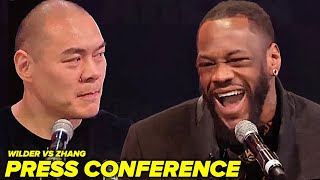 Deontay Wilder vs Zhilei Zhang • Final Press Conference & Face Off Video