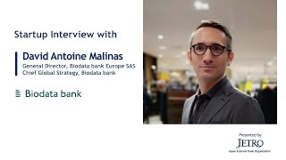 Startup Interview | David Antoine Malinas, Chief Global Strategy, Biodata bank