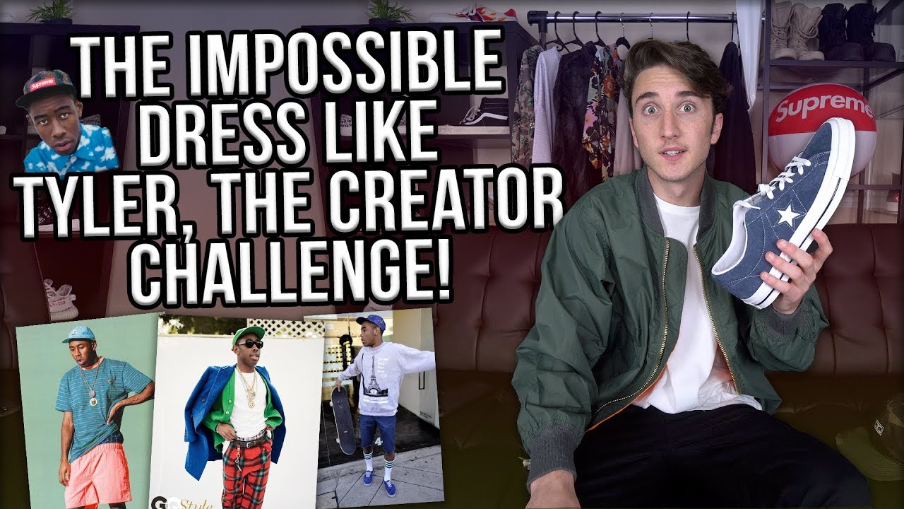 DRESS LIKE TYLER THE CREATOR CHALLENGE! (COULD I DO IT?!) - YouTube