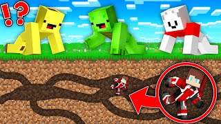 SPEEDRUNNER became ANT MAN to CHEAT and HIDE vs HUNTERS : JJ vs Mikey in Minecraft Maizen!