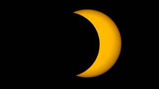 Partial solar eclipse 4.1.2011 in FullHD
