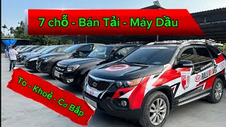 Dàn Xe 7 chỗ - Bán Tải máy dầu - máy xăng - việt - nhập - To - Cao - Khoẻ lh 0816662386-0971255863