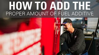 How to add the Correct Amount of Fuel Additive