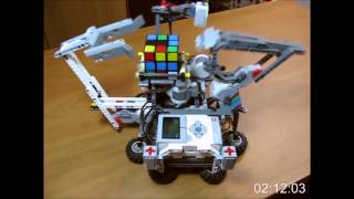 CubeThunder Lego Mindstorms EV3 Rubik's cube solver + building instructions. Final version