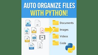 Organize Your Messy Folders with One Python Script! 🔥 | File Organizer Project for Beginners