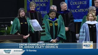 UNCW Chancellor Aswani Volety officially sworn in