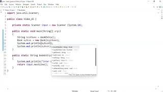 Java 65: Override the toString method.