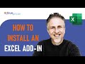 How to Install an Excel Add-in