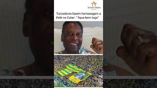 Torcedores fazem homenagem a Pelé na Copa #shorts