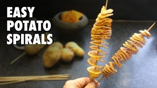 Easy Potato Spiral - How to make Tornado Potato Twisters