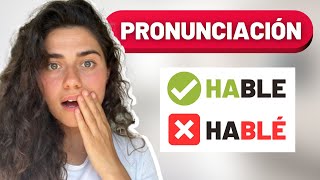 TRES ERRORES COMUNES de PRONUNCIACIÓN en ESPAÑOL