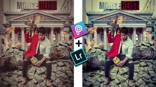 Picsart Editing | Money Heist Season 5 Concept Photo Editing | Background Change In Picsart