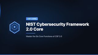 NIST Cybersecurity Framework 2.0 Core