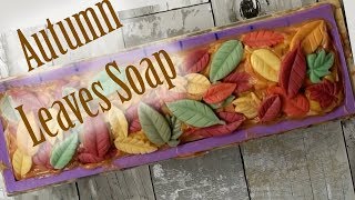 Autumn Leaves Soap | Three Little Goats