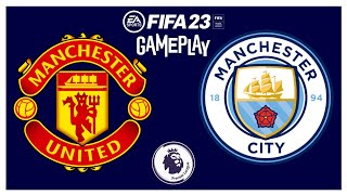 Manchester United vs Manchester City - Premier League - Fifa 23 Gameplay Highlights (No Commentary)