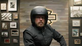 Harley-Davidson Helmet N04 Fury 3/4 ECE matte black