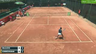 Prajnesh Gunneswaran vs Nikola Milojevic - Highlights : ATP Anning Challenger