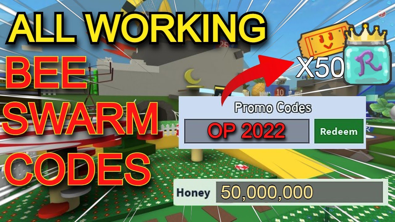 *ALL* WORKING BEE SWARM SIMULATOR CODES (2022) Roblox - YouTube