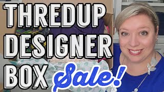 Thredup DIY Designer Rescue Box Unboxing BONUS Designer SALE! #mysterybox