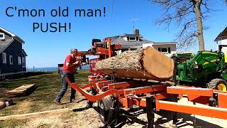 Milling Quartersawn Red Oak Mantles on the LT40 # 229