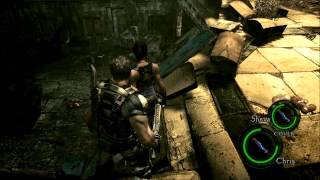 PC版バイオハザード5　4-1をスタンロッドで攻略してみたPart 2　resident evil 5 pro 4-1 by stun rod part2