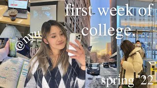 The first day of classes at NYU | Winter in NYC