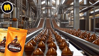 How Hershey's Kisses are Made in Factory | Hershey's Kisses Factory Process