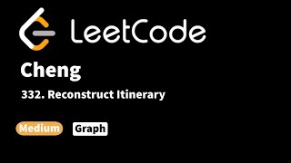 LeetCode 332. Reconstruct Itinerary