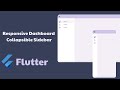 Flutter Tutorial: Collapsible Sidebar Design for Admin Dashboard