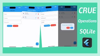 🔴 Flutter CRUD Operations SQLITE Tutorial | Devhubspot