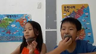 하진이 예진이의 머핀 먹방_20191108