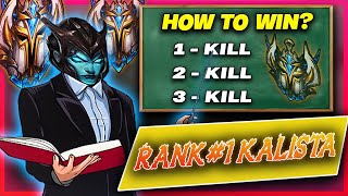 RANK 1 KALISTA Teachs You How to Win Botlane