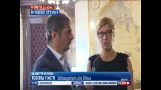 TGCOM24 - Intervista al Sottosegretario alla Difesa, Sen. Roberta Pinotti