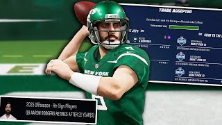 Following Aaron Rodgers Jets Career! Madden 23 Franchise