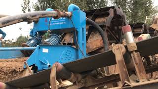 Sand washer plant uses -double bucket wheel type