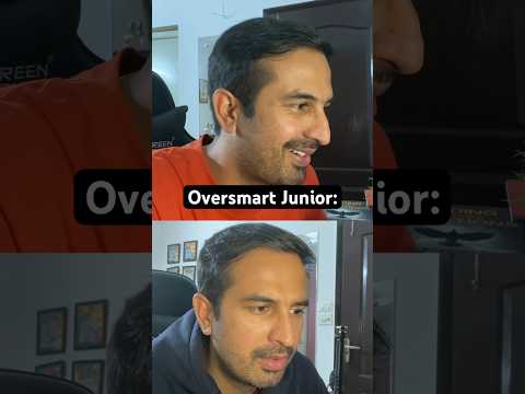 Oversmart Junior Developer Vs. Senior Developer 🥲 #funnyshorts # ...