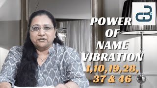 Power of name vibration1,10,19,28,37 \u0026 46 | Explained By Bharrti Goyal