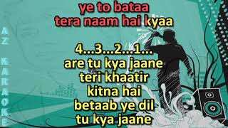 Chehra Hai Ya Chand Khila Hai Karaoke with Scrolling Lyrics