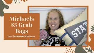 Michael's $5 Grab Bags ... Over $885 Worth of Products!